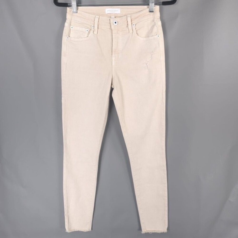 NWT JONATHAN SIMKHAI STANDARD COSTA CROP Skinny Jeans ORGANIC COTTON Size 27